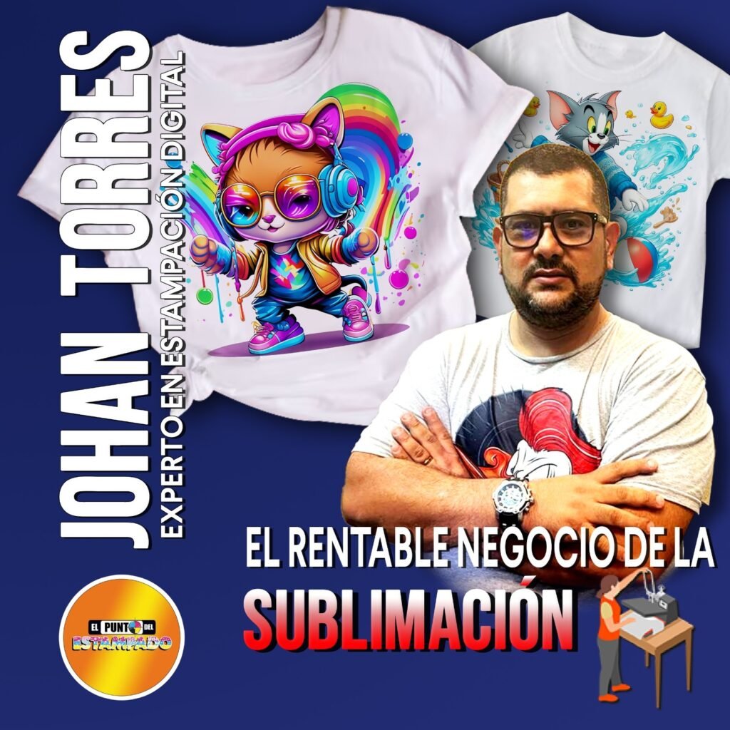 Curso El rentable negocio de la sublimación