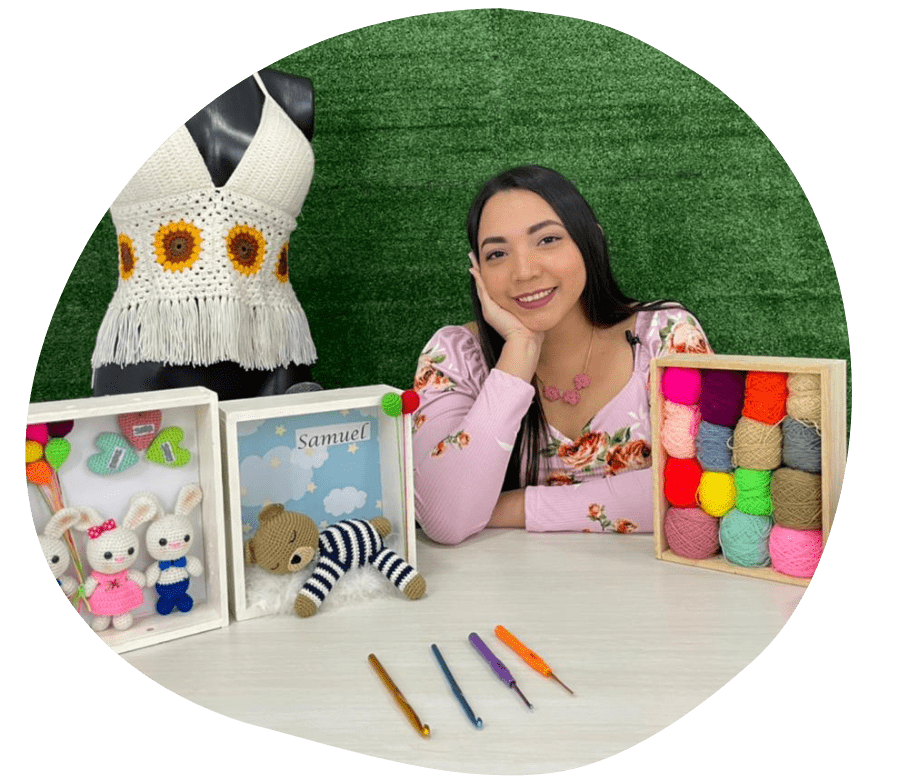 Brenda Villamizar, autora del Curso Crochet y Amigurumi