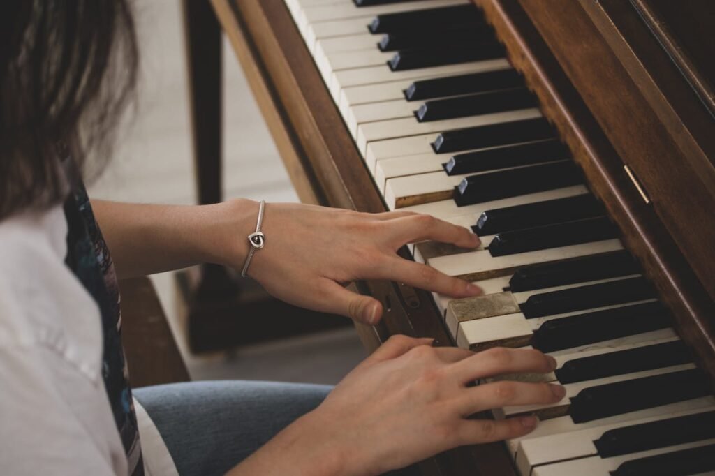 Postura al tocar piano